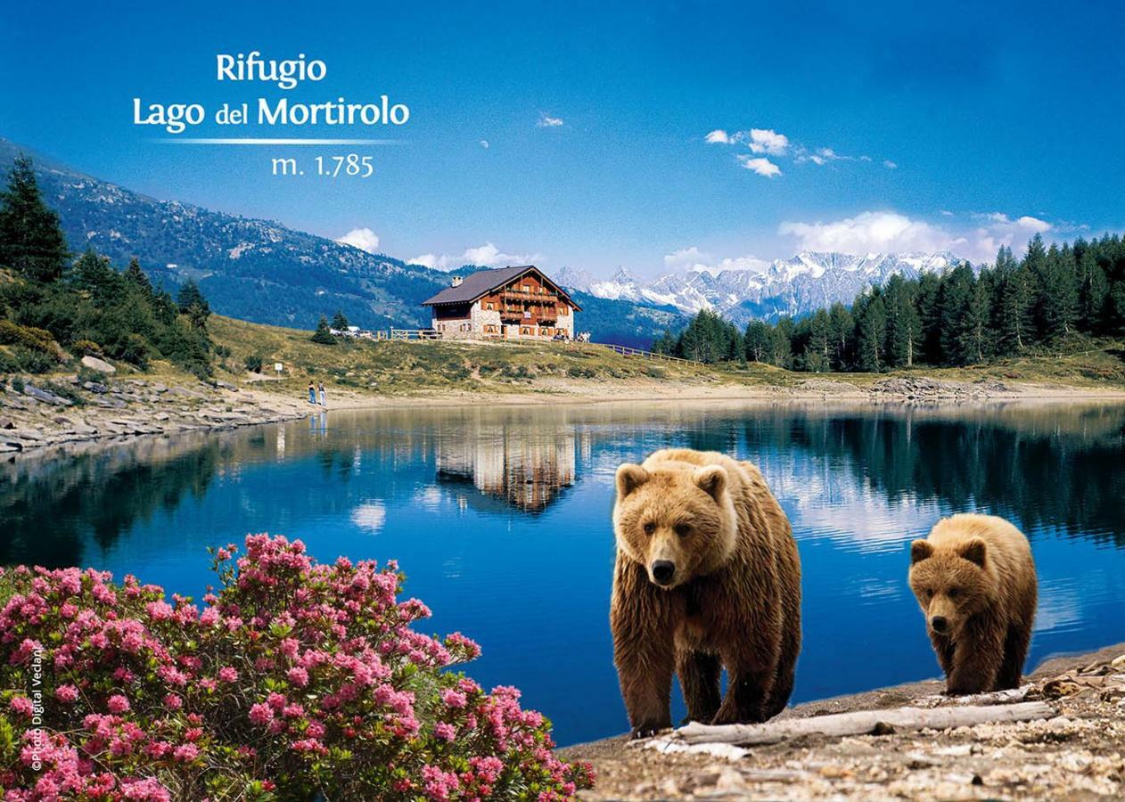 Rifugio Al Lago Del Mortirolo In Inverno Raggiungibile Solo A Piedi Monno ภายนอก รูปภาพ